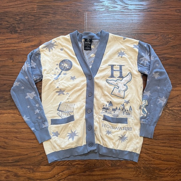 Boxlunch Sweaters - Harry Potter Hogwarts Icons Cardigan- BoxLunch Exclusive